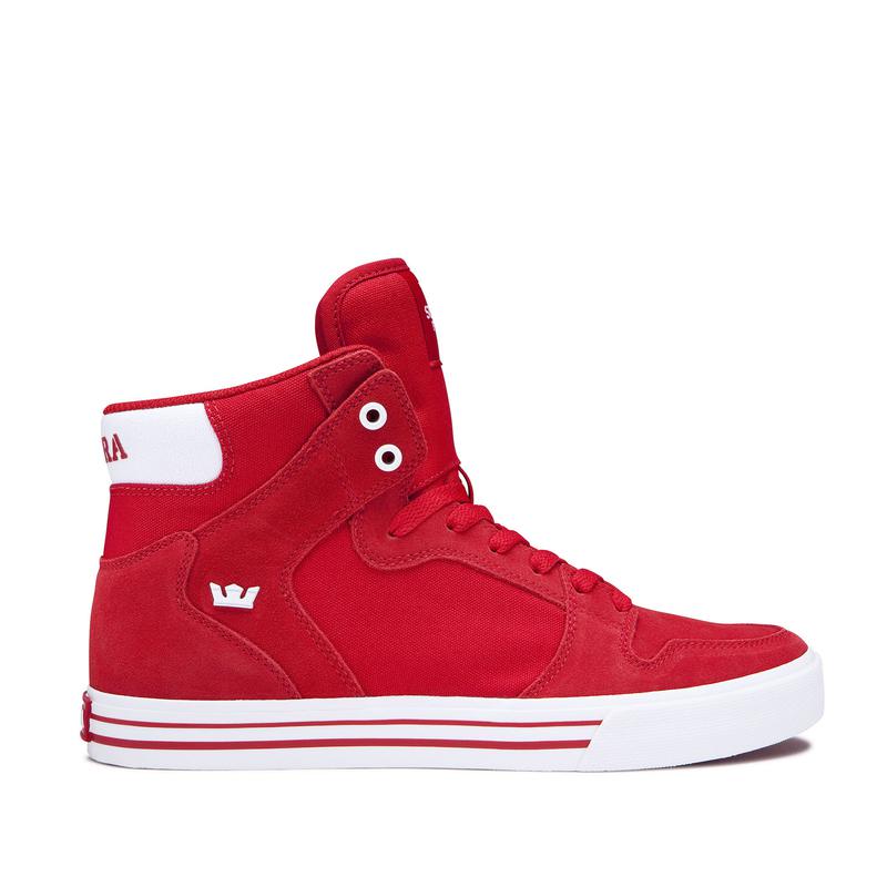 Zapatillas Altas Supra Argentina Mujer - VAIDER Rojas (JQGRN-5038)